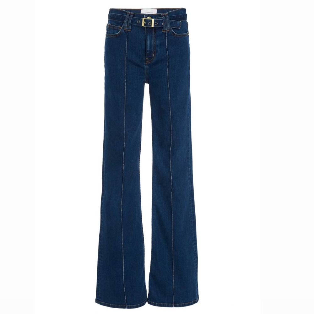 Current/Elliott The Admirer Belted High-Rise Jeans